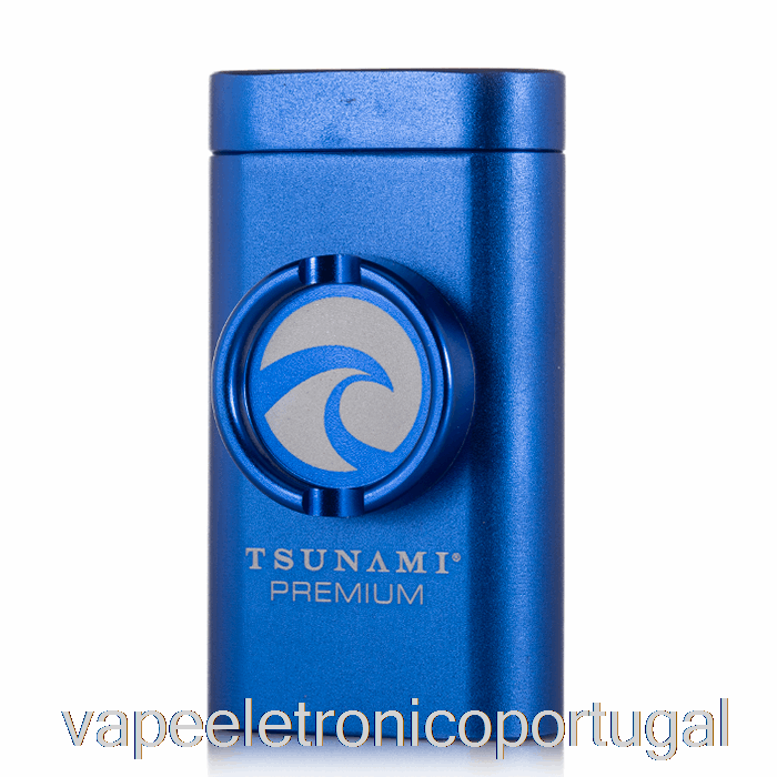 Vape Eletronico Tsunami Abrigo E Moedor Azul